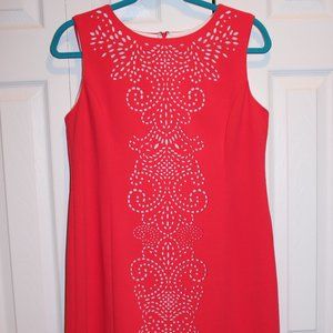 NWOT - Dennis Basso - cutout sleeveless dress, size 10